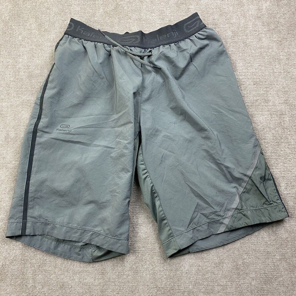 Kalenji Shorts Mens Size XS Green Lined Compression Lined Marathon Decathlon